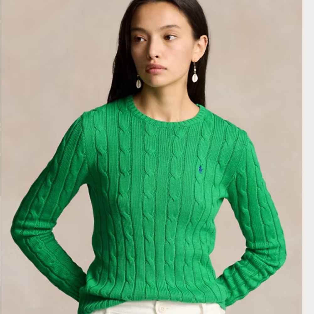 Polo Ralph Lauren Cable-Knit Cotton Sweater